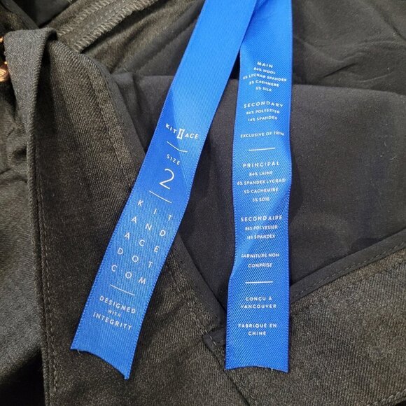 KIT AND ACE | Rhodes Pleated Trouser Pants | Sz. 2 - Picture 5 of 10